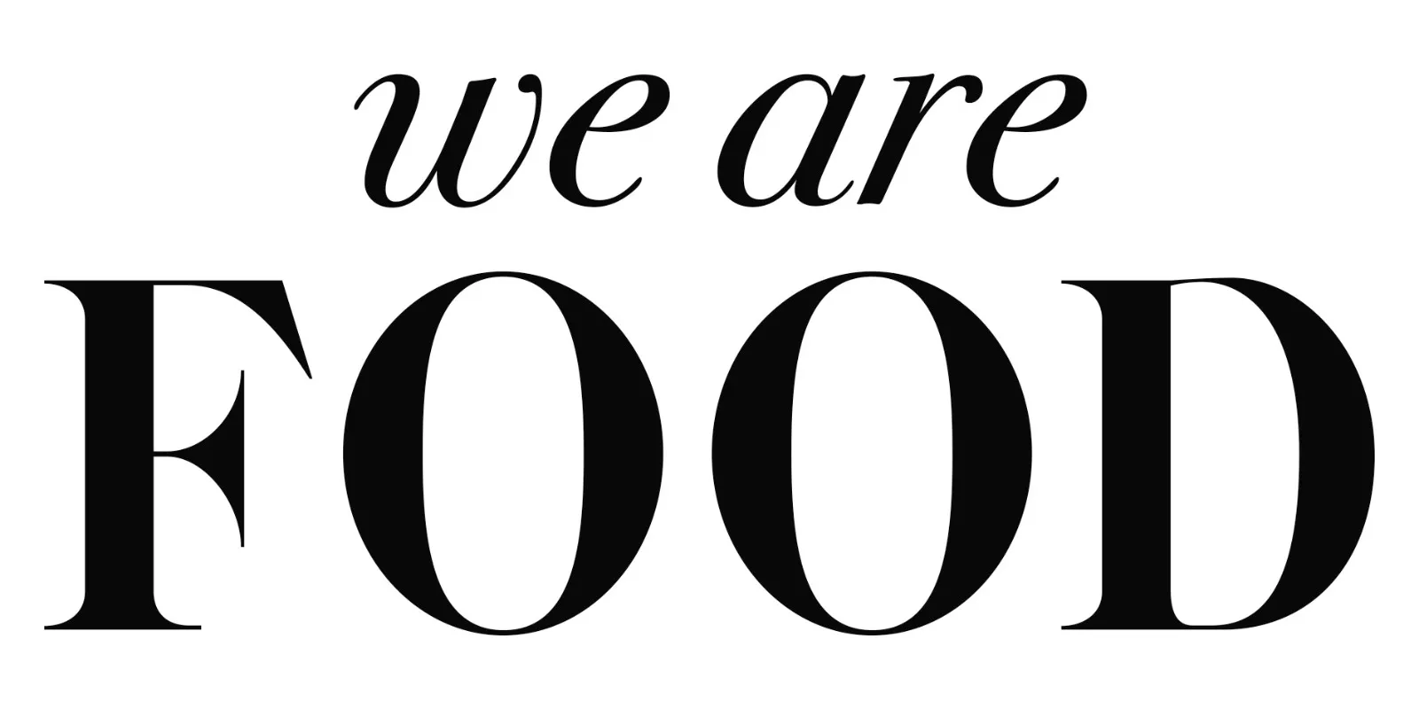 We are Food logo